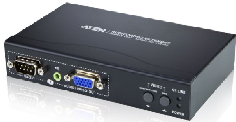 ATEN VGA/Audio/RS-232 Cat 5 Receiver with Dual Output (1280 x 1024@200m) (LS) ATEN