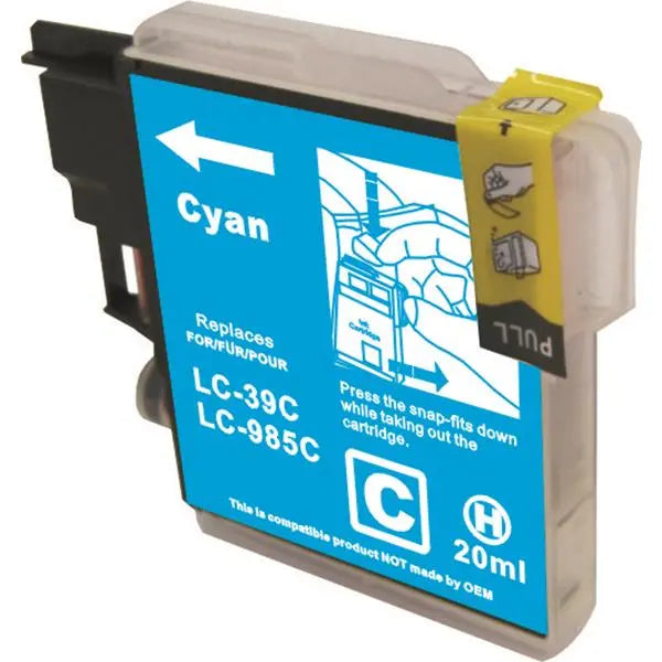 LC39 Compatible Cyan Cartridge BROTHER