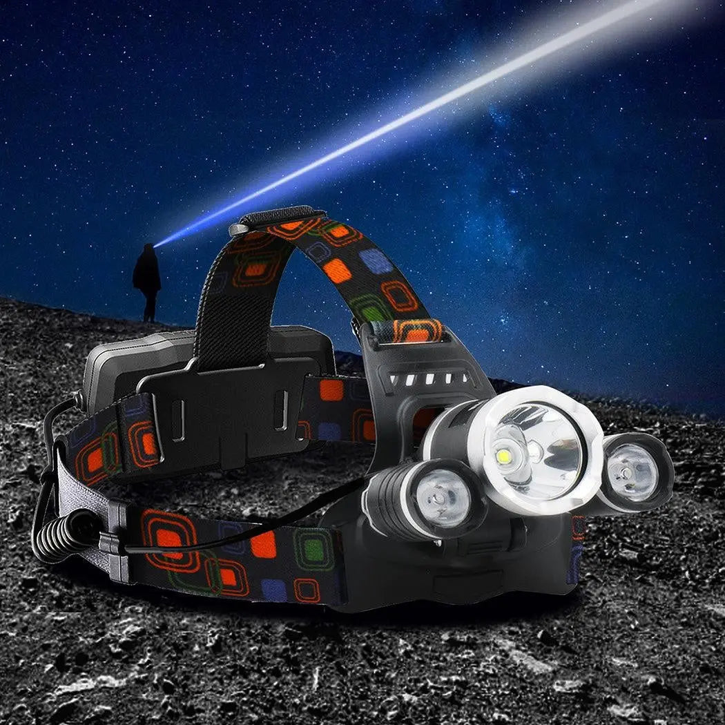 LED Outdoor Headlamp Head Light Head Torch Flashlight Camping Lamp Deals499