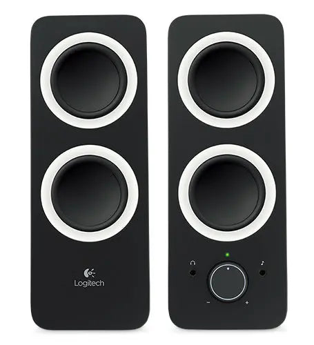 LOGITECH Z200 2.0 Speakers 10W RMS/3.5mm Jack/2YR Wty Rich stereo sound Adjustable bass LOGITECH