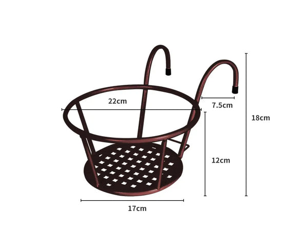 Levede 3x Plant Stand flower Holder Hanging Pot Basket Plant Garden Wall Storage Deals499