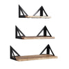 Levede Floating Shelf Brackets Shelves Bookshelf Wall Mount Rack Storage 3 PCS Deals499