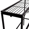 Levede Plant Stand 3 Tier Rectangle Metal Flower Pot Planter Corner Shelf Black Deals499