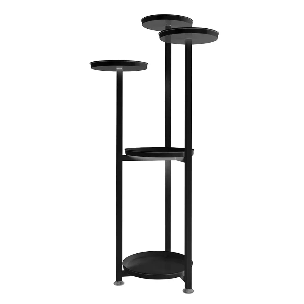 Levede Plant Stand Outdoor Indoor Flower Pots Rack Garden Shelf Black 120CM Deals499