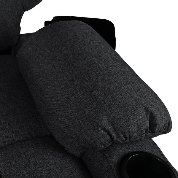 Levede Recliner Chair Electric Lift Chair Armchair Lounge Fabric Sofa USB Charge Deals499