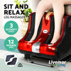 Livemor Foot Massager Shiatsu Ankle Calf Leg Massagers Circulation Enhancer Red Deals499