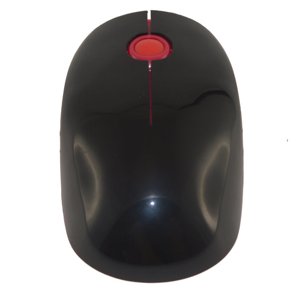 Black and Red 3 Key Ergonomic Wireless Mouse Long OEM