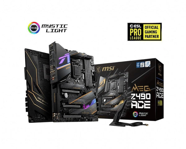 MSI MEG Z490 ACE DDR4 ATX 4xDIMM M.2 SATAIII RAID 1xDP 1xHDMI 3xPCIE 6xUSB CROSSFIRE RGB WIFI6 MU-MIMO MSI