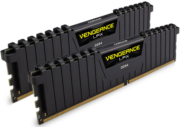 CORSAIR Vengeance LPX 8GB (2x4GB) DDR4 2666MHz C16 Desktop Gaming Memory Black CORSAIR