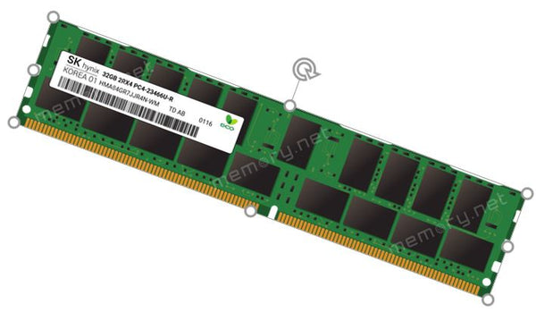 SK HYNIX Hynix 32GB (1x32GB) DDR4 RDIMM 2933MHz CL21 1.2V ECC Registered 2Rx4 PC4-23466U-R Server Memory RAM SK HYNIX