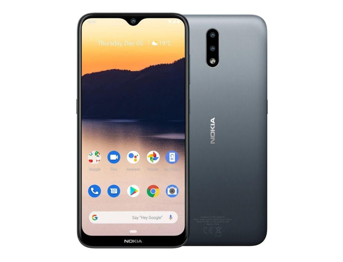 Nokia 2.3 4G 32GB Charcoal - 6.2' Display, 2GB RAM, Android 10, 32GB Storage Exp up to 512GB, Dual Camera, 4000mAh battery, Nano SIM NOKIA