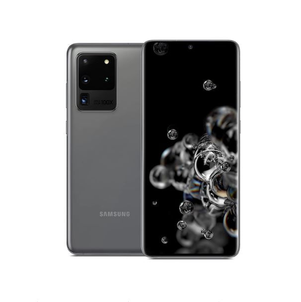 Samsung Galaxy S20 Ultra 5G 128GB Cosmic Grey - 6.9' HD+ Screen, Octa Core Processor, 12GB RAM, 128GB Memory exp to 1TB Via MicroSD, Quad Camera SAMSUNG