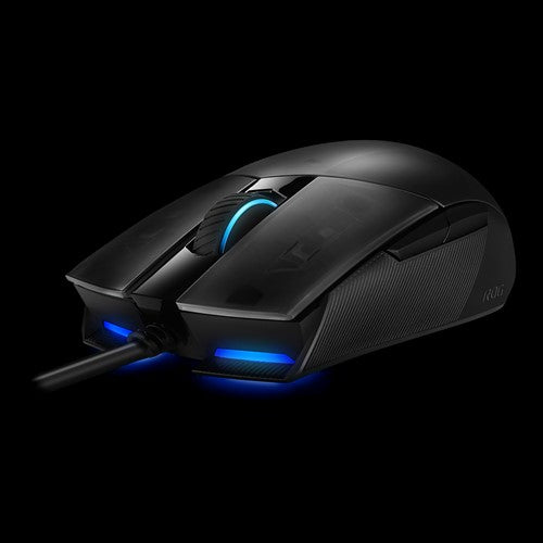 ASUS P506 ROG STRIX IMPACT II Gaming Mouse, Ambidextrous, Ergonomic, Lightweight, 6200 Dpi, Push Fit Switch Socket Design, Aura Sync RGB Lightning ASUS