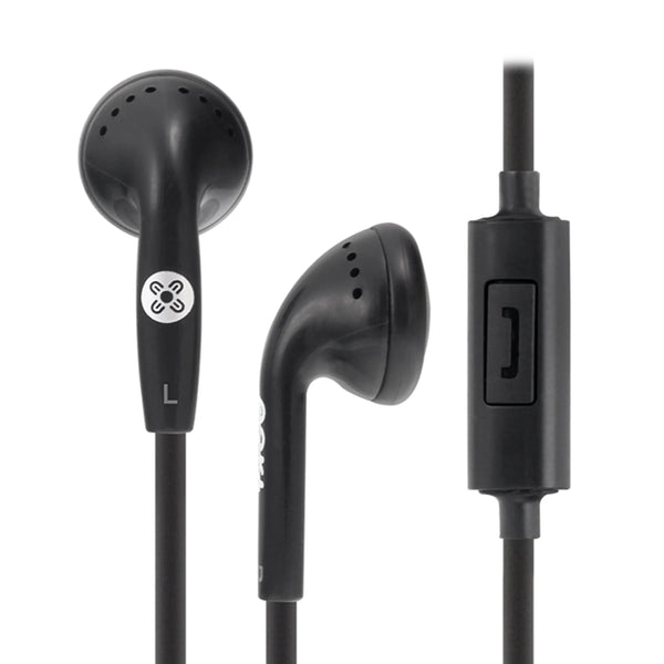MOKI In-Ear Earphone with In-Line Mic & Control - Black MOKI