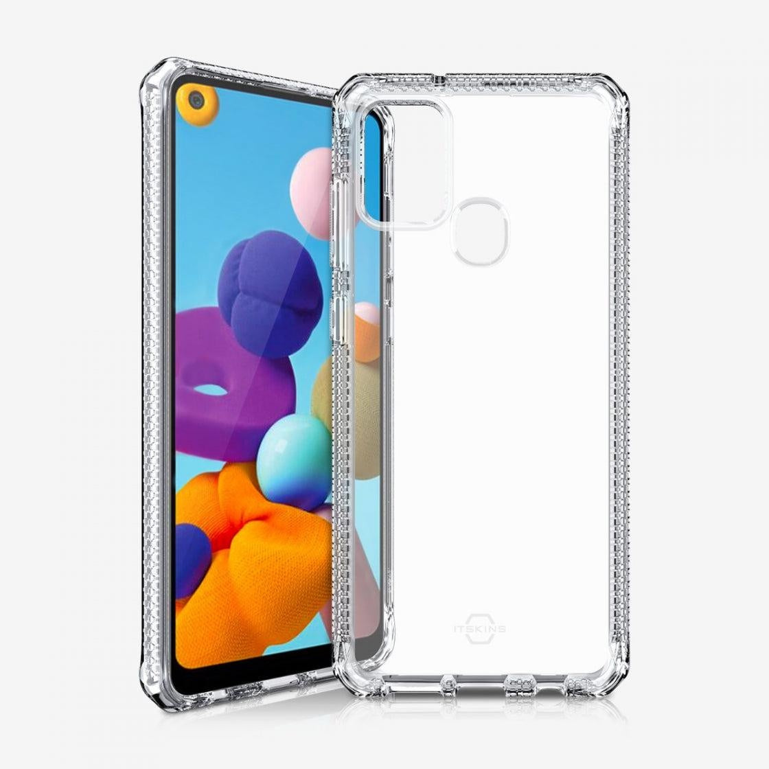 ITSKINS Spectrum 2M Drop Case - Samsung A21s Clear / Transparent ITSKINS