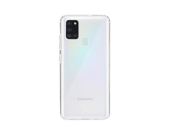 3SIXT PureFlex Clear Case for Samsung Galaxy A21s - Lightweight, Anti-Microbial Protection, 10 FT Drop Protection, Anti-Yellowing 3SIXT