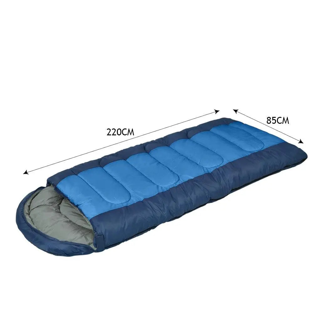 Mountview -20°C Outdoor Camping Thermal Sleeping Bag Envelope Tent Hiking Winter Deals499