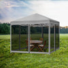 Mountview Gazebo 3x3m Pop Up Marquee Outdoor Mesh Side Wall Canopy Wedding Tent Deals499