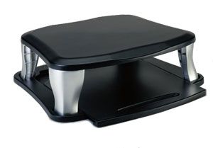 Targus Universal Monitor Stand Sliding with Slide-out Tray/ Position Heights Adjust 3.75'' to 5.75'' TARGUS