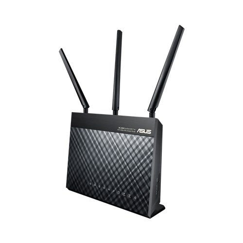 ASUS DSL-AC68U AC1900 Dual-Band ADSL/VDSL Gigabit Wireless Modem Router, 4 x Gigabit LAN, 1x USB, Dual-WAN, MIMO, VPN Server/Client Support, AIProtect ASUS