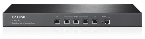 TP-LINK TL-ER5120 Gigabit Multi-WAN Load Balance Router 5-port 1 LAN 3 WAN/LAN Ports 1 gigabit LAN/DMZ port Supports PPPoE Server(LS) TP-LINK