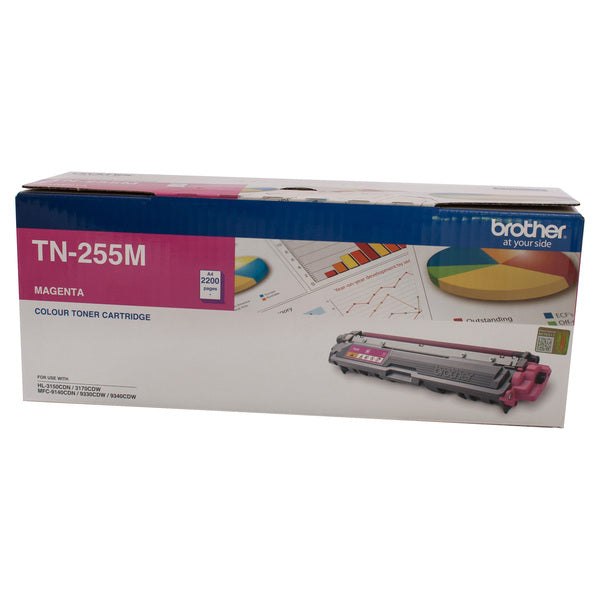 Brother TN-255 Magenta Original Toner Cartridge BROTHER