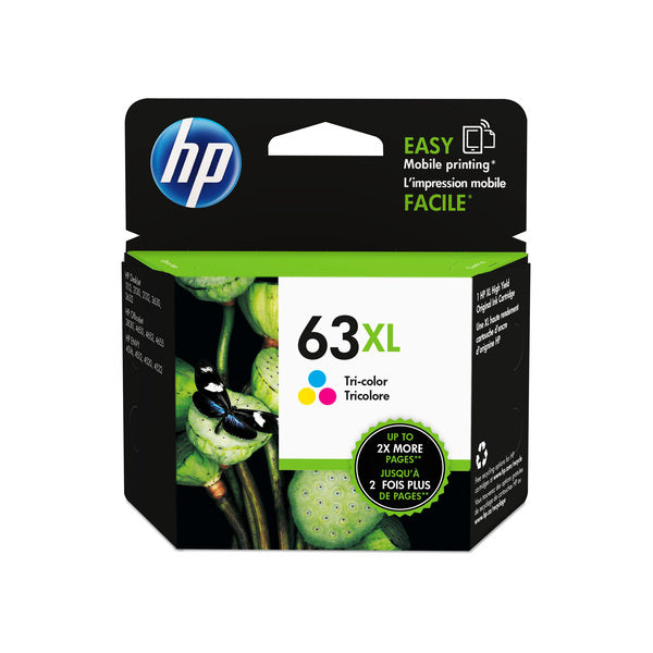 HP 63 Original Colour High Yield Ink F6U63AA HP