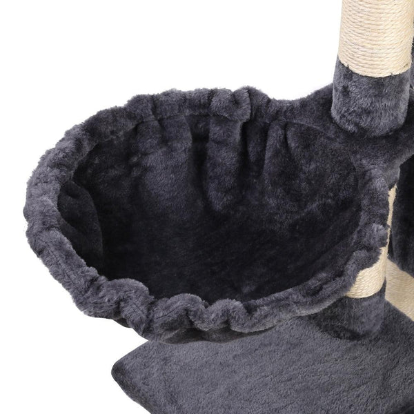 i.Pet Cat Tree 120cm Trees Scratching Post Scratcher Tower Condo House Furniture Wood Multi Level Deals499