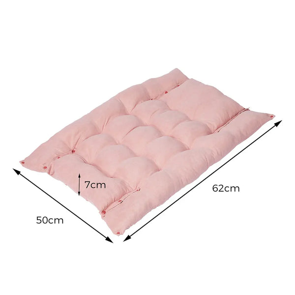 PaWz Pet Bed 2 Way Use Dog Cat Soft Warm Calming Mat Sleeping Kennel Sofa Pink S Deals499