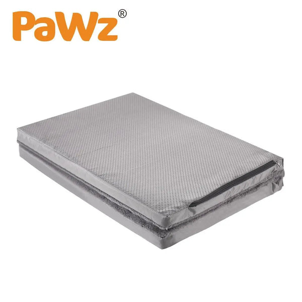 PaWz Pet Bed Foldable Dog Puppy Beds Cushion Pad Pads Soft Plush Black XL Deals499