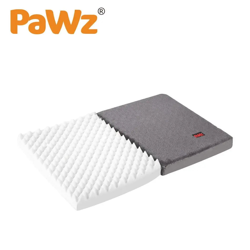 PaWz Pet Bed Foldable Dog Puppy Beds Cushion Pad Pads Soft Plush Black XL Deals499