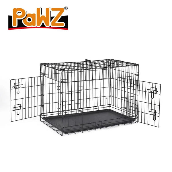 PaWz Pet Dog Cage Crate Kennel Portable Collapsible Puppy Metal Playpen 36" Deals499