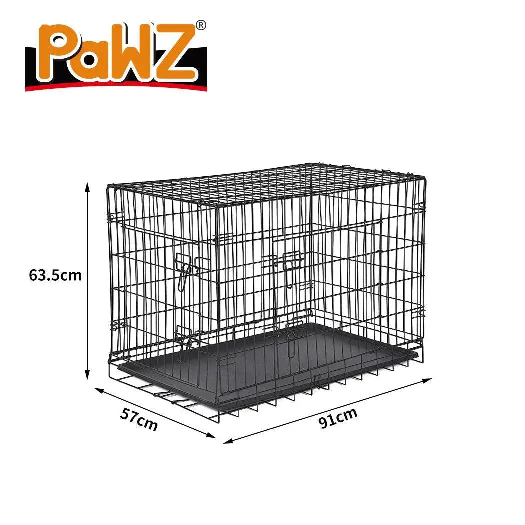 PaWz Pet Dog Cage Crate Kennel Portable Collapsible Puppy Metal Playpen 36