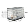 PaWz Pet Dog Cage Crate Metal Carrier Portable Kennel With Bed 36" Deals499