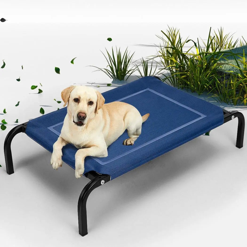 Pet Bed Dog Beds Bedding Sleeping Non-toxic Heavy Trampoline Navy M Deals499