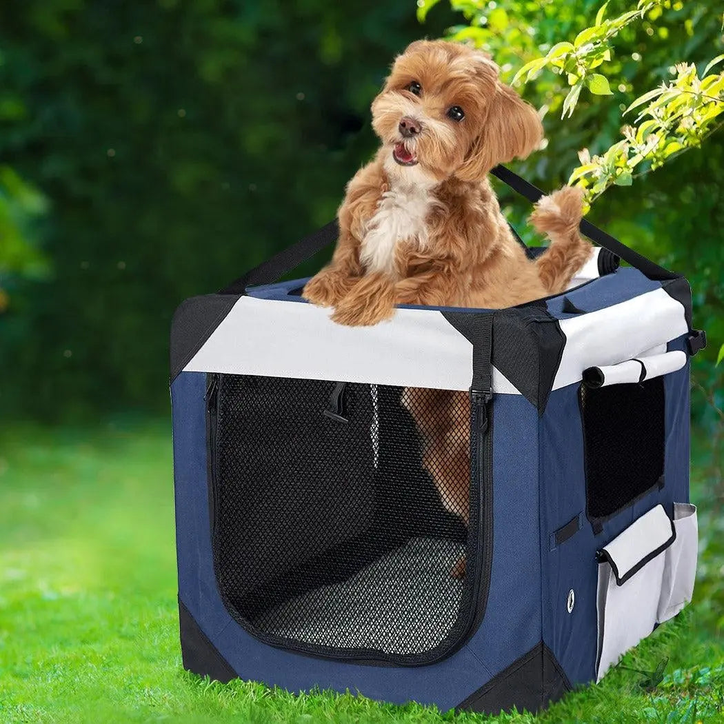 Pet Carrier Bag Dog Puppy Spacious Outdoor Travel Hand Portable Crate M Deals499