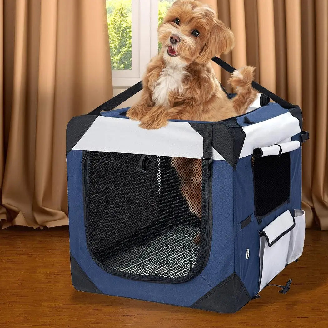 Pet Carrier Bag Dog Puppy Spacious Outdoor Travel Hand Portable Crate M Deals499