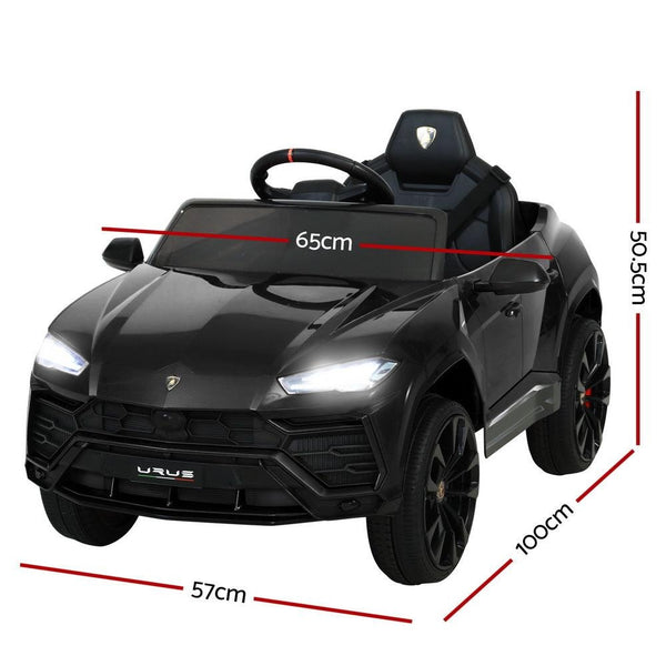 12V Electric Kids Ride On Toy Car Licensed Lamborghini URUS Remote Control Black Deals499