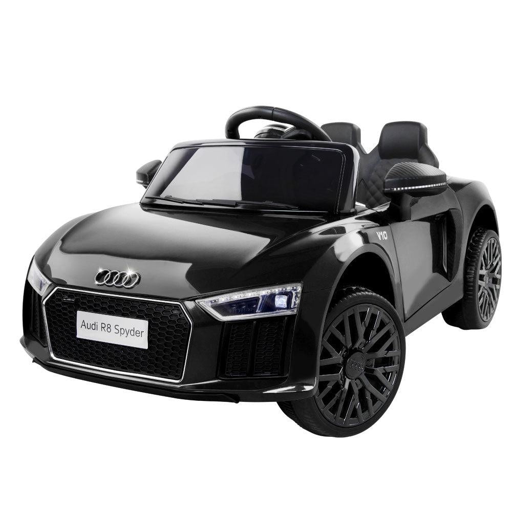 Kids Ride On Car Audi R8 Licensed Electric 12V Black Deals499