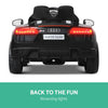 Kids Ride On Car Audi R8 Licensed Electric 12V Black Deals499