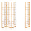 Artiss Room Divider Screen Wood Timber Dividers Fold Stand Wide Beige 3 Panel Deals499