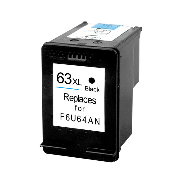 63XL Black Remanufactured Inkjet Cartridge HP