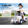 Ride On Cars Kids Electric Toys Car Battery Truck Childrens Motorbike Toy Rigo White Deals499