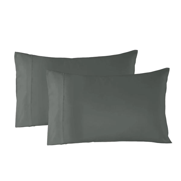 Royal Comfort Bamboo Blended Sheet & Pillowcases Set 1000TC Ultra Soft Bedding King Charcoal Deals499