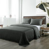 Royal Comfort Bamboo Blended Sheet & Pillowcases Set 1000TC Ultra Soft Bedding Queen Charcoal Deals499