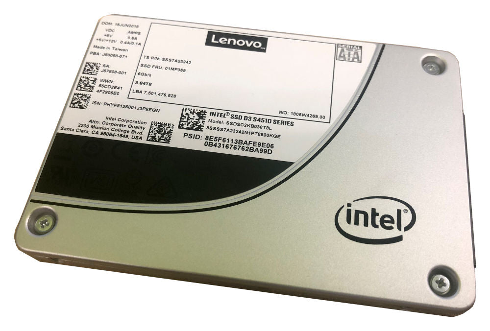 LENOVO ThinkSystem 3.5' 240GB Entry SATA 6Gb Hot Swap SSD SR630/SR550/SR650/SR250/ST550/ST250 LENOVO