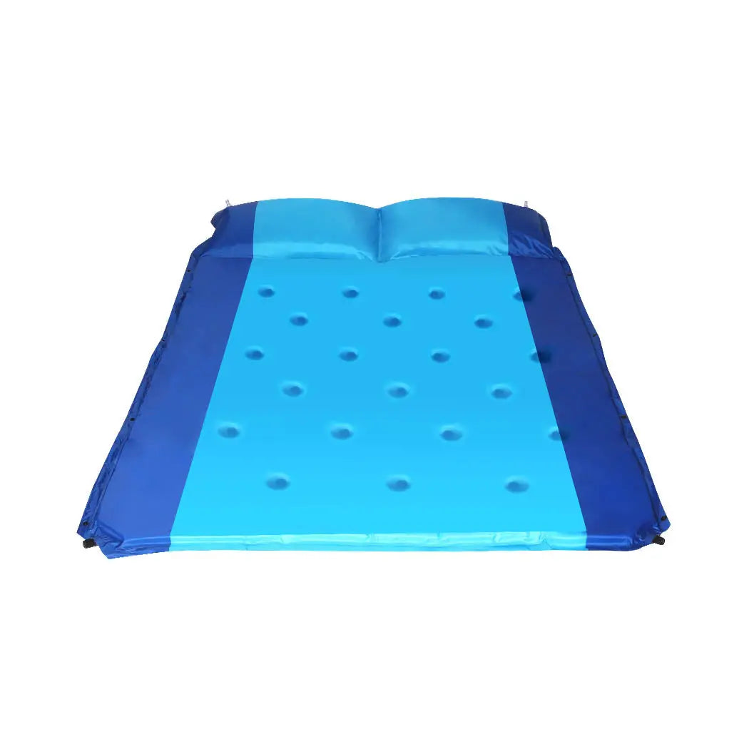 Self Inflating Mattress Double Sleeping Mat Air Bed Pad Camping Hiking Pillow Deals499