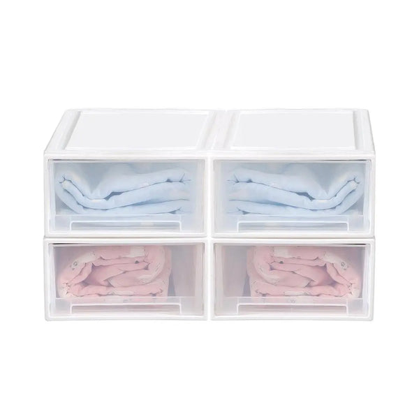 Storage  Drawers Set Cabinet Tools Organiser Box Chest Drawer Plastic Stackable Deals499