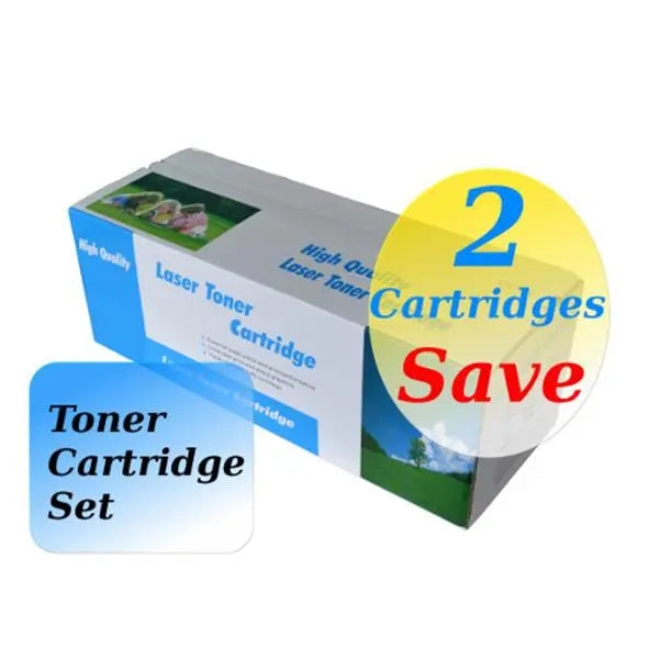 TN-340 Cyan High Yield Generic Toner(Set of 2) BROTHER