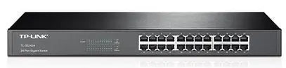 TP-LINK TL-SG1024 24-Port Gigabit 19' Rackmountable Unmanaged Switch energy-efficient Supports MAC Plug & play 48Gbps Switching Capacity TP-LINK